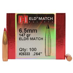 Ogives HORNADY Cal 6.5mm...