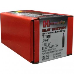 100 Ogives HORNADY Cal 7 mm...