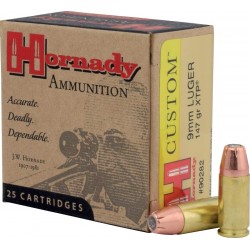 HORNADY 9MM LUGER 147GR XTP