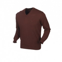 PULL COL V HARKILA BURGENDY...