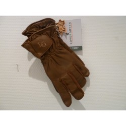 GANTS CUIR CHAMOIS CAMEL...