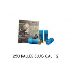 250 BALLES SLUG CAL 12...