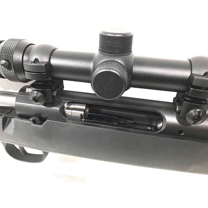 Carabine Savage culasse ouverte