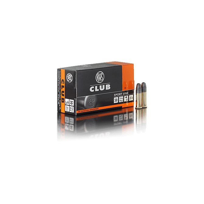 Balles rws club calibre 22lr 2.6g -40 grains boite de 50 acheter sur chasse-concept.com
