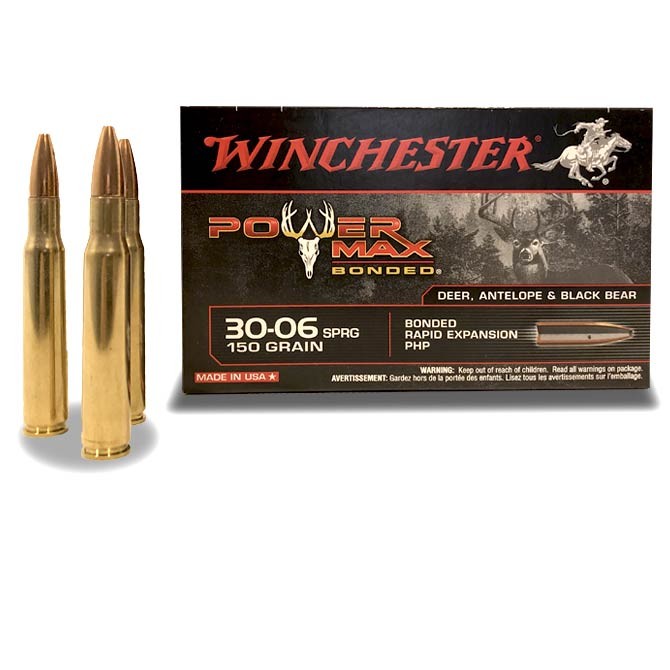Balles Winchester Cal. 30-06 150 Gr Power Max Bonded