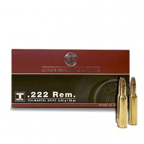 Balle Rws Teil Mantel Cal. 222 Rem