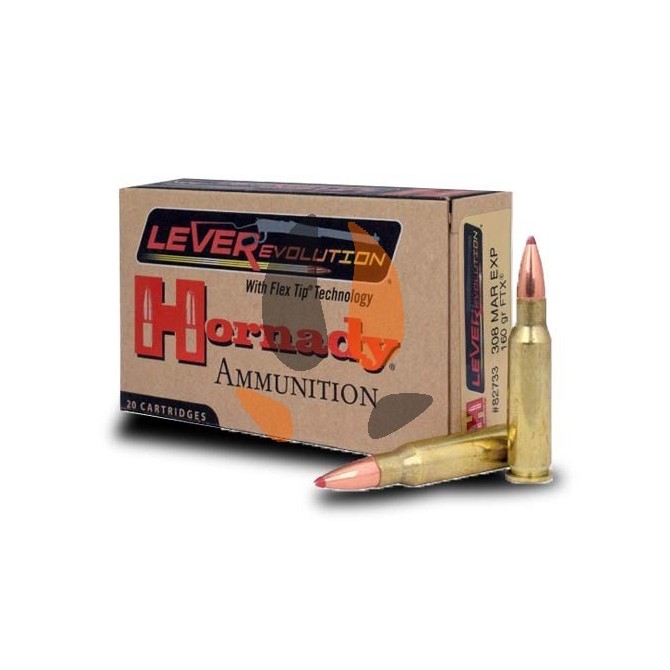Balle Hornady Calibre 308 Marl Exp 160 Gr Ftx