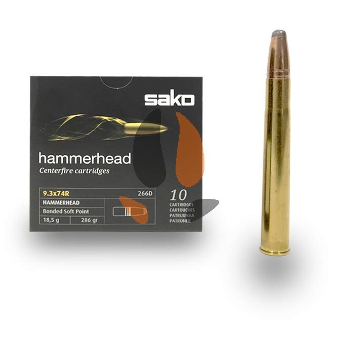 Balles Sako 9.3x74R Hammerhead 286 grs - 18.5 g