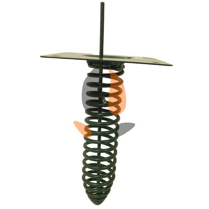 Ressort spirale spécial sanglier avec tige