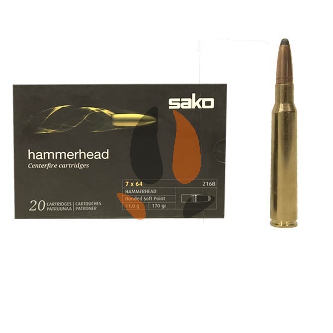 Balles Sako 7x64 Hammerhead 11 g - 170 grs