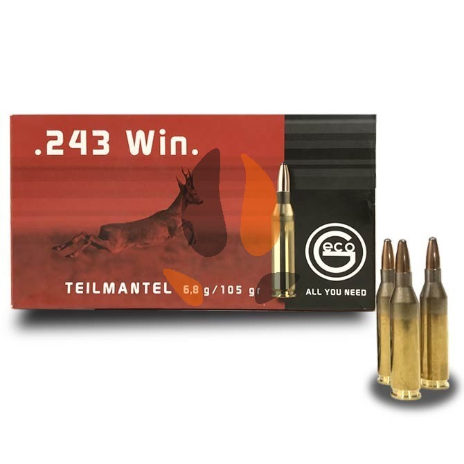 Balles Geco Teilmantel Soft Point Cal. 243 Win