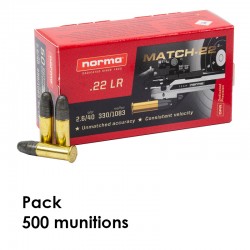 Norma MATCH 22 40 grains...