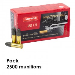 Norma MATCH 22 40 grains...