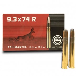 Balles Geco Cal. 9.3x74R Teilmantel Soft Point Bullet