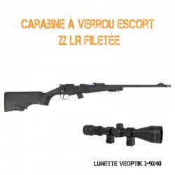 Pack carabine ESCORT 22 lr...