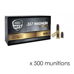 500 munitions MFS cal.357...