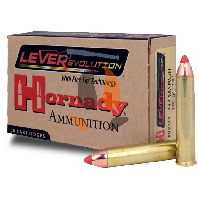 Balles Hornady 444 Marlin Leverevolution 265 Grs Ftx