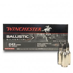 Balles Winchester 243 Wssm 95GR Ballistic Silvertip