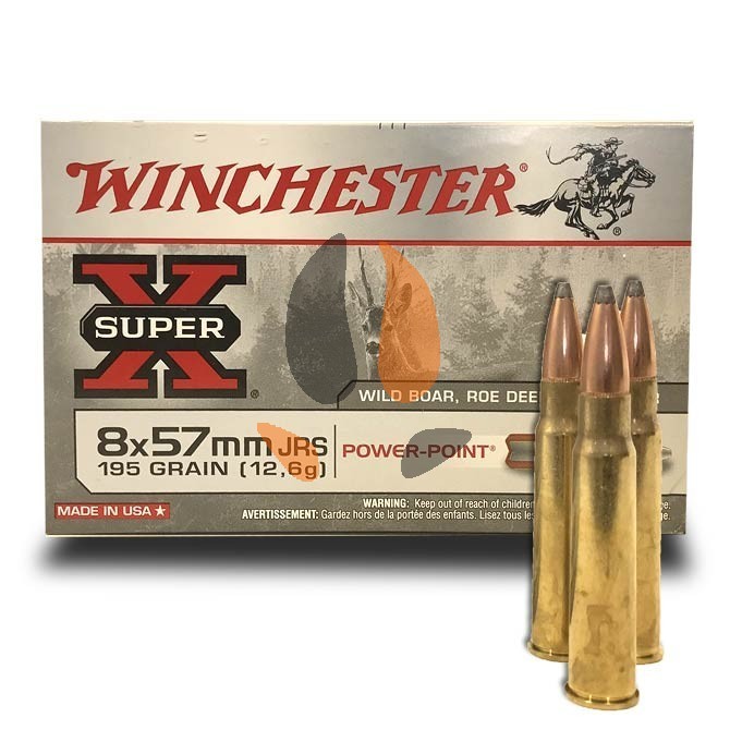 Balles Winchester 8x57 JRS Power Point 195 Grs