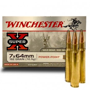 balles Winchester 7x64 Power Point 162 gr