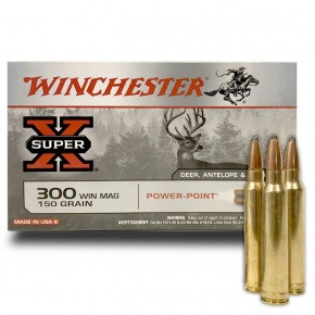 Balles Winchester 300 Win Mag Power Point 150 Grs