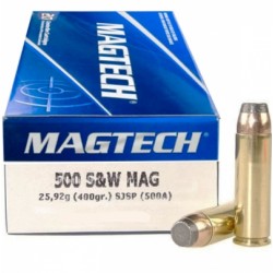 20 munitions 500 SW 400...