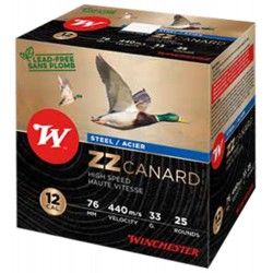 CARTOUCHES WINCHESTER ZZ CANARD ACIER - CAL. 12/76 PLB3