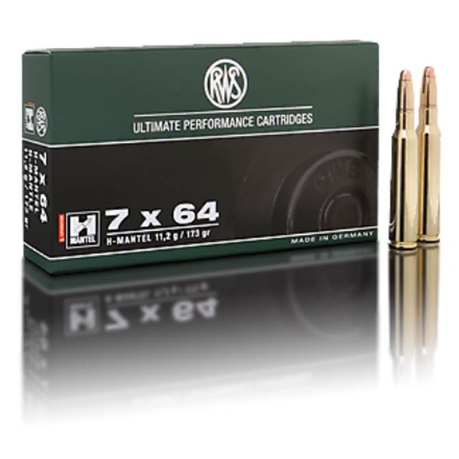 Balles RWS 7x64 H-Mantel 173 Grs