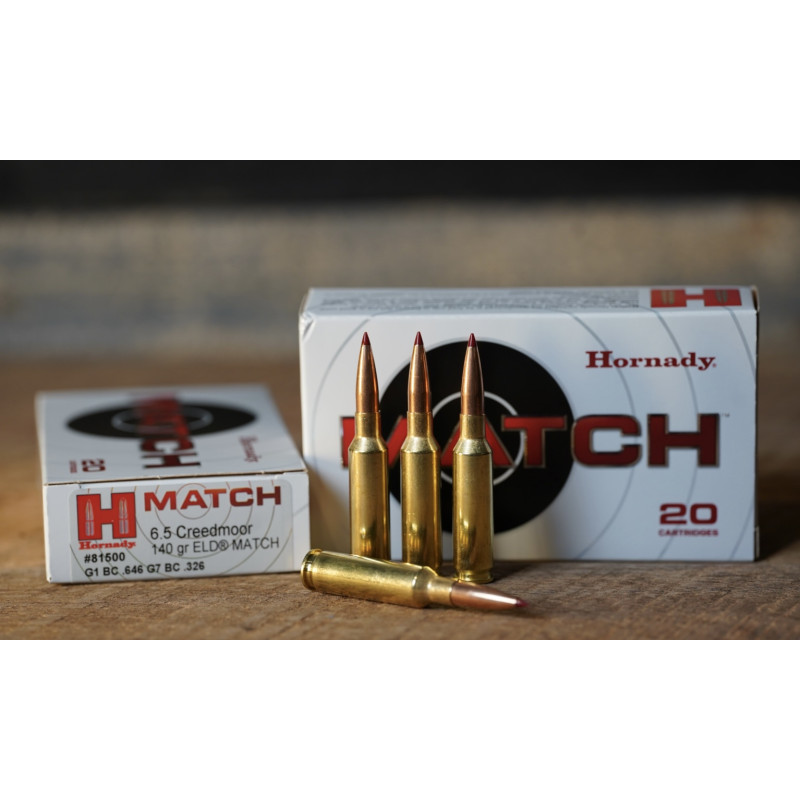 Hornady 6.5 Creedmoor 140 grs ELD Match 81500