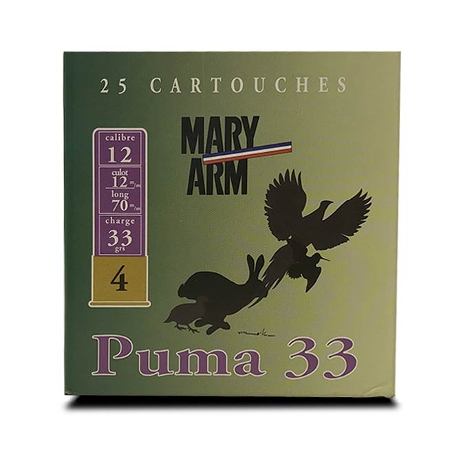 Cartouche mary arm puma plomb de 4