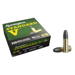 Munition REMINGTON 22lr Standard V 38gr X550