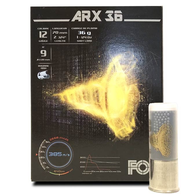 Cartouches Fob Arx 36 Calibre 12 plomb 9