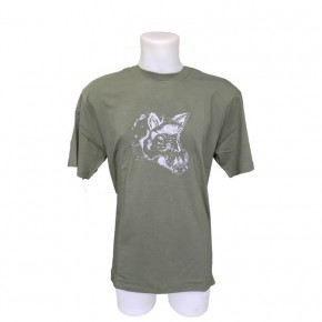 T Shirt Chasse pour Enfant Kaky