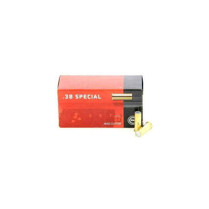 MUNITIONS GECO WADCUTTER CALIBRE 38 SPECIAL 148 GRS BOÎTE DE 50 MUNITIONS GECO WADCUTTER CALIBRE 38 SPECIAL 148 GRS BOÎTE DE 50
