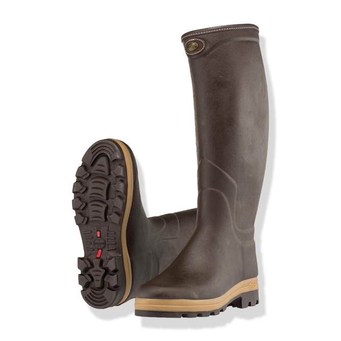 Bottes Le Chameau Saint-Hubert Héritage doublées cuir