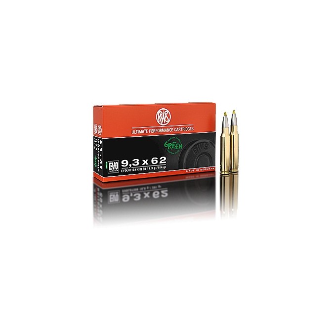 RWS 9.3X62 EVO GREEN 11.9G / 184GR