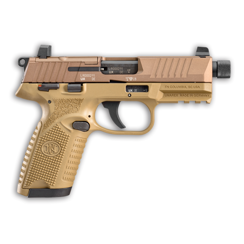 PISTOLET FN 502 TACTICAL FDE MOS 22 LR