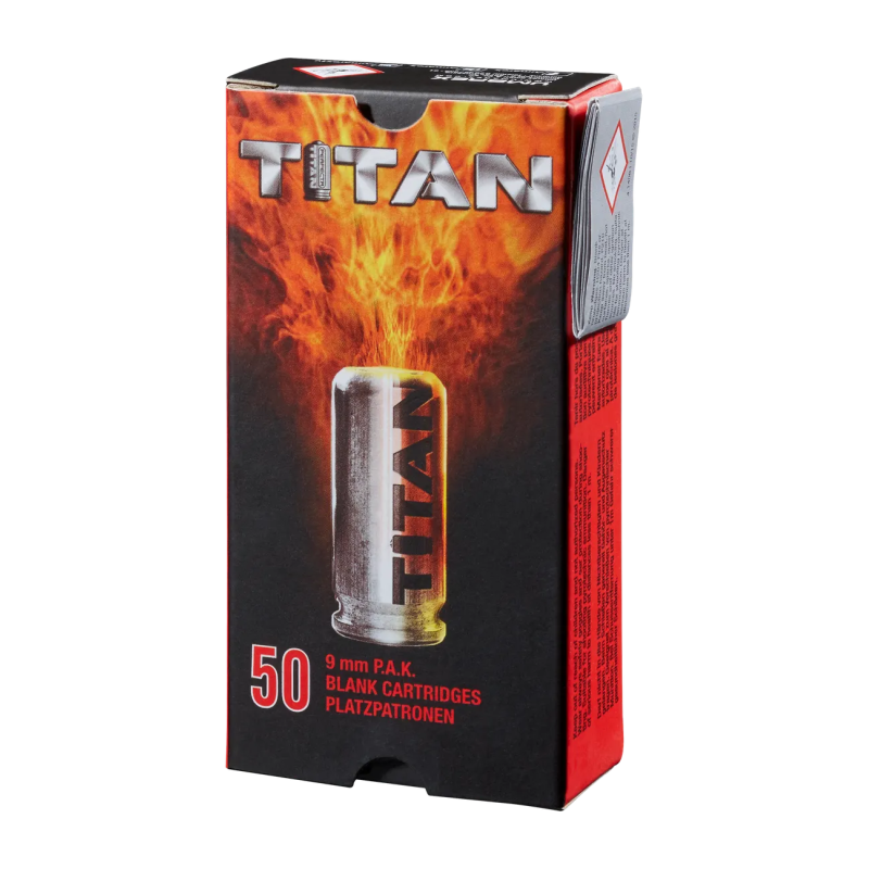 Boîte de 50 Cartouches à blanc Titan | Chasse-Tir-Concept