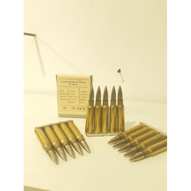 Munitions 7.5x54 mas d'origine