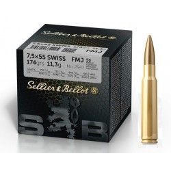 SELLIER BELLOT cal.7.5x55 Swiss FMJ /50