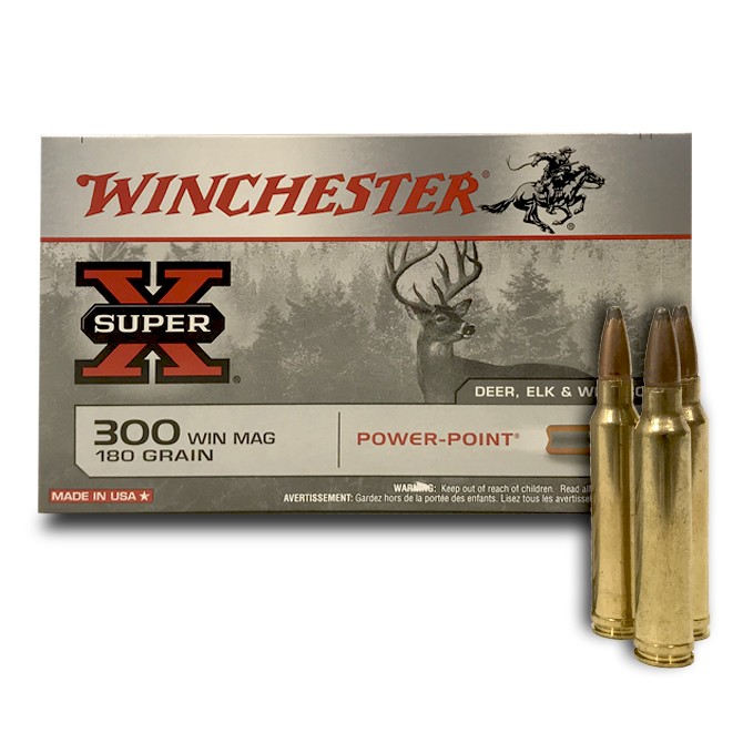 Winchester Power Point 300 WM : 180 Grs, sur chasse-concept.com