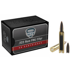 MUNITIONS MFS CALIBRE 223 REM FMJ 55gr - 3.6g x50