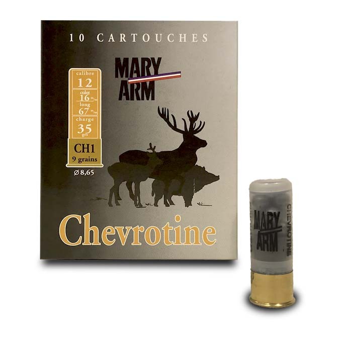 Chevrotine calibre 12 Mary Arm 9 grains