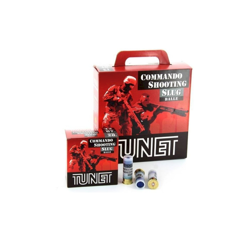 Cartouche à Balle Tunet Commando Slug 12/67 | Chasse-Tir-Concept
