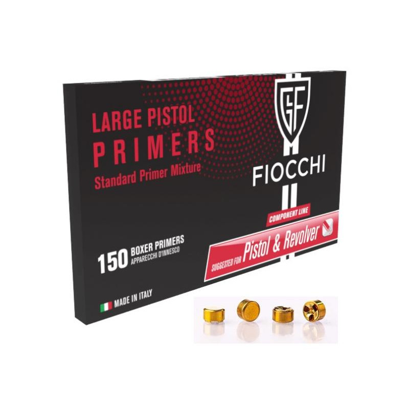 Amorces Fiocchi Large Pistol (x150) | Chasse-Tir-Concept