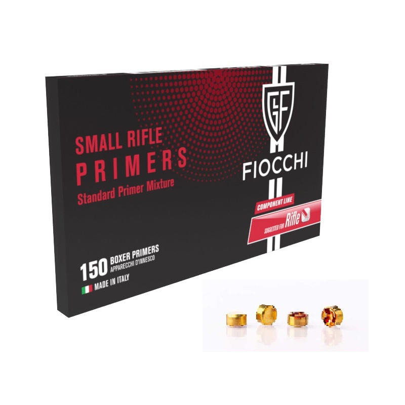 Amorces Fiocchi Small Rifle (x150) | Chasse-Tir-Concept