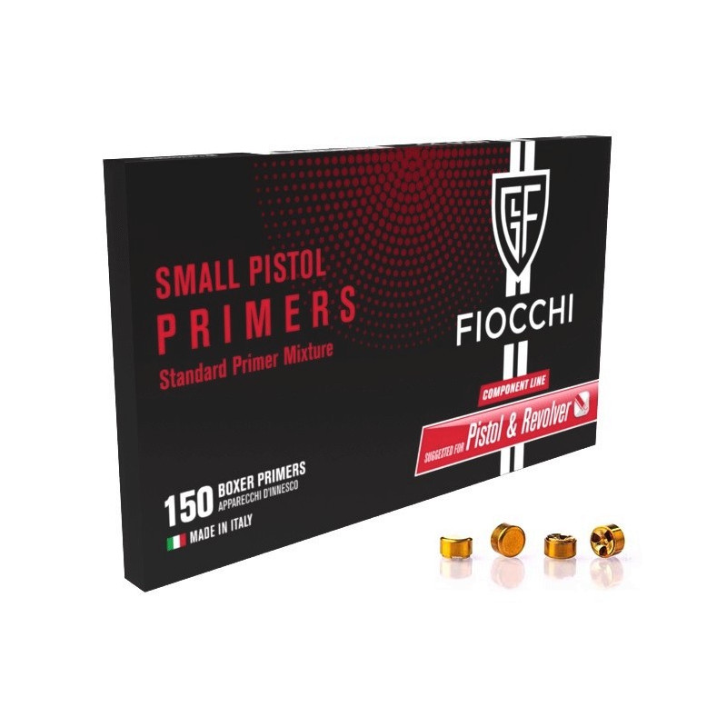 Amorces Fiocchi Small Pistol (x150) | Chasse-Tir-Concept