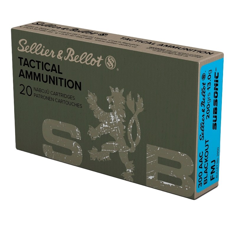SB 300 BLACKOUT FMJ SUBSONIC 200gr