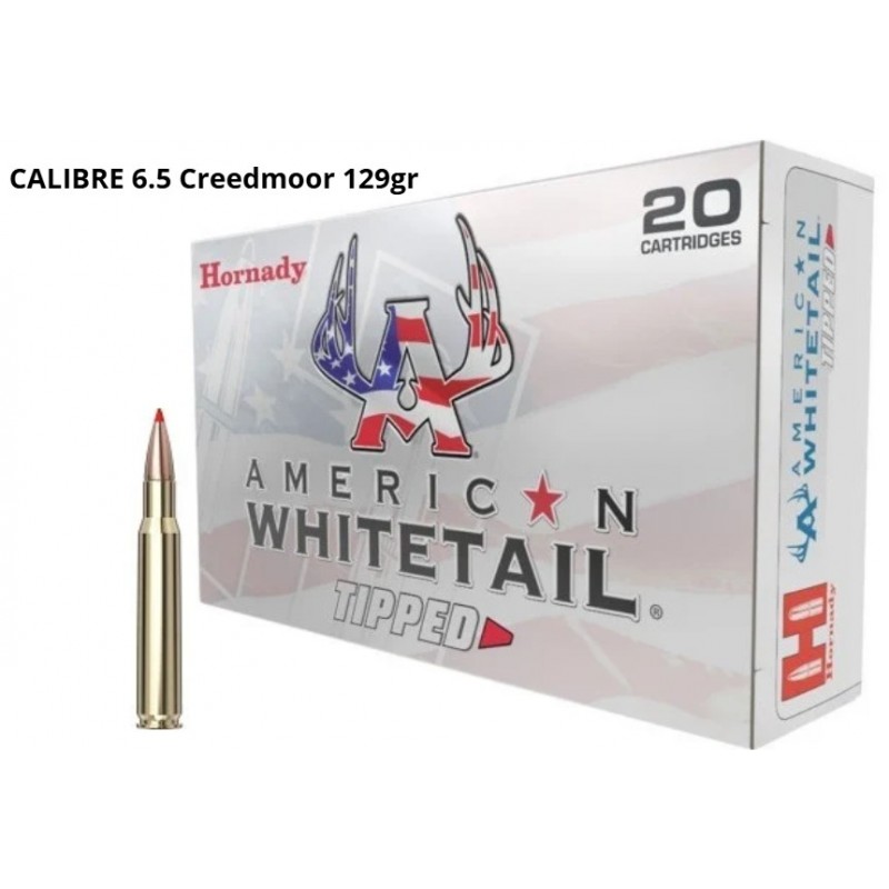 HORNADY AWT CALIBRE 6.5 CREEDMOOR SST 129gr