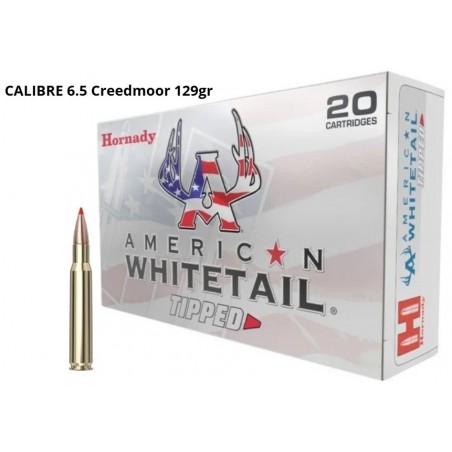 HORNADY AWT CALIBRE 6.5 CREEDMOOR SST 129gr